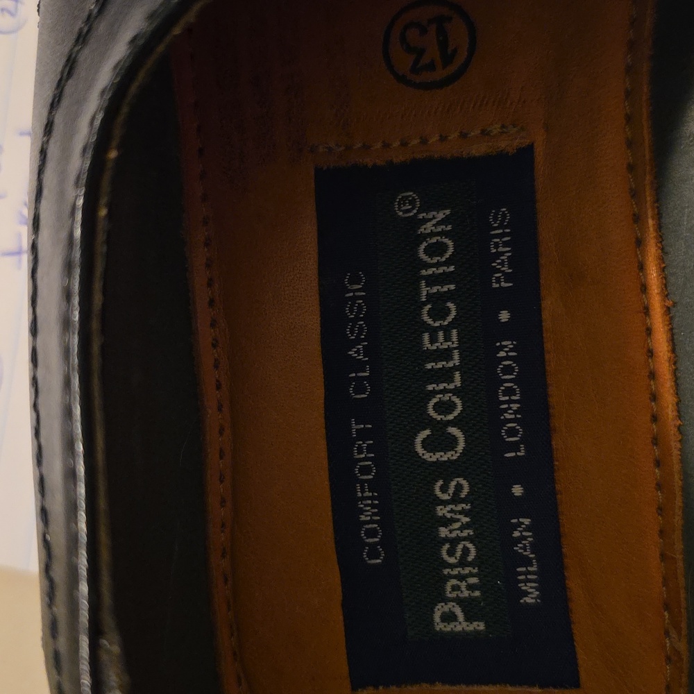 Prisms Collection Comfort Classic Men’s Dress Shoes – Size 13 (Like New)